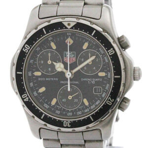 TAG HEUER Professional Chronograph Steel Quartz Mens Watch 570.206